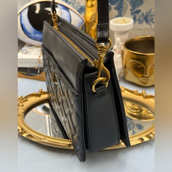 🆕 KURT GEIGER LONDON 🧿 NWT Kensington Leather Satchel - Picture 6 of 14